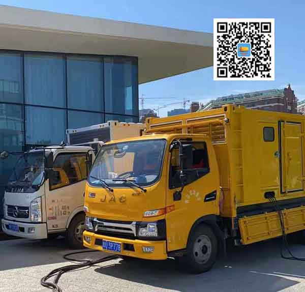 库伦出租发电车